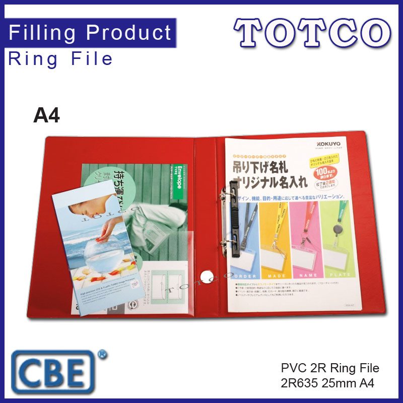 CBE PVC 2O Ring File A4 - 25mm | 2R635