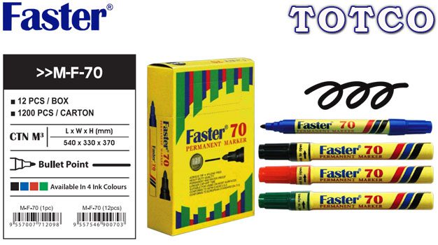 Faster Permanent Marker 70