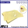 Aplus Transparent Sticker A4 100's