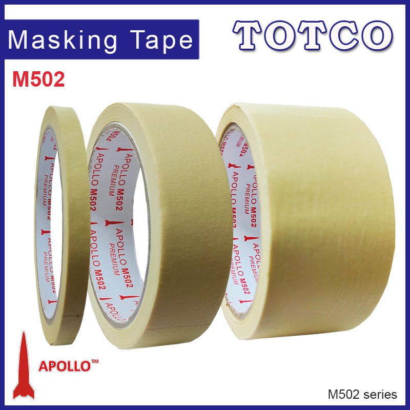 Apollo Masking Tape M502 (Performance Hi-Temp) 6mm | 9mm | 12mm | 18mm | 24mm | 36mm | 48mm | 60mm | 72mm