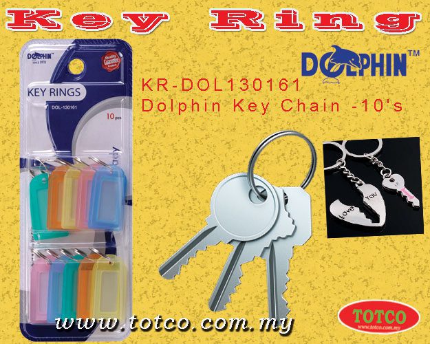 Dolphin Key Ring (10pcs/pkt) KR-DOL130161