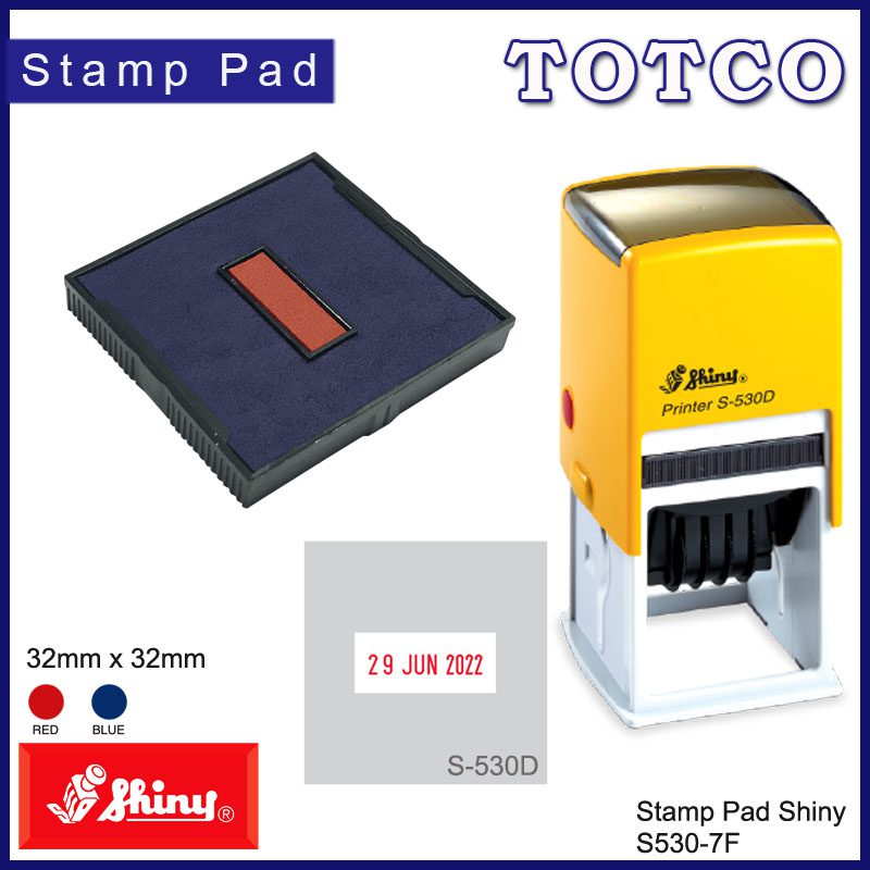 S530-7F Ink Pad Shiny Refill 32mm x 32mm