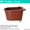 Fiberglass Laundry Trolley with Handle FGLT-513/FG