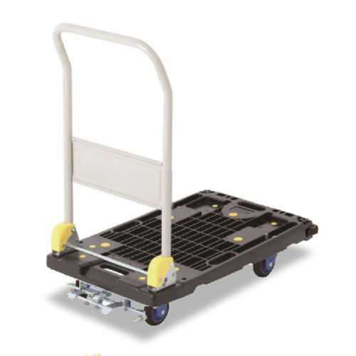 PM-S201P Prestar Plastic Mesh Platform Hand Truck Stopper Foldable Handle 200Kgs