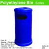 Polyethylene Bins With Stainless Steel Lid ZARA 68