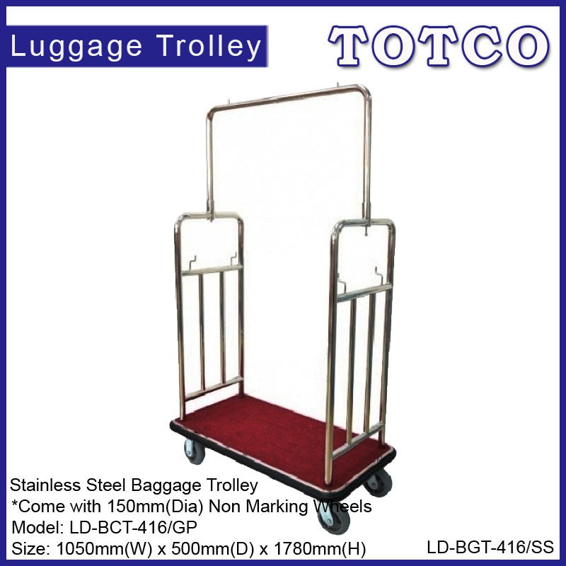 Stainless Steel Birdcage Cart LD-BGT-416/SS