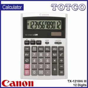 Canon TX-1210Hi III Calculator 12 Digits