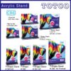 CBE Acrylic Stand (T Shape) A4 / A5 / A6 / DL