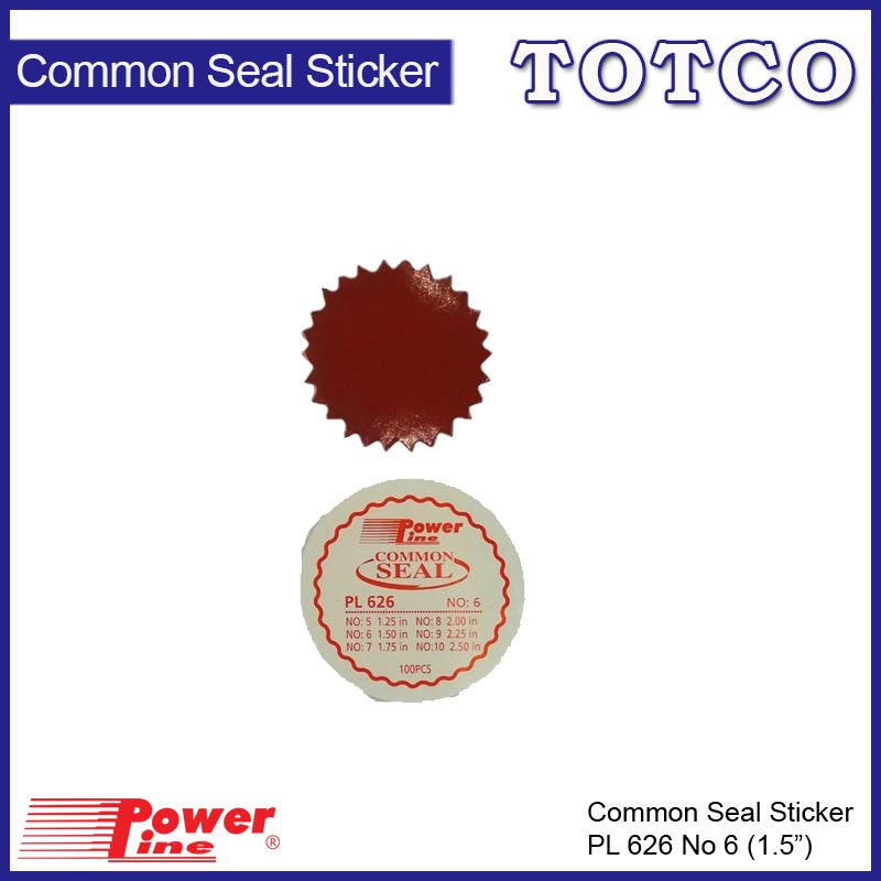Common Seal Sticker 2" / 2.25" / 2.5"