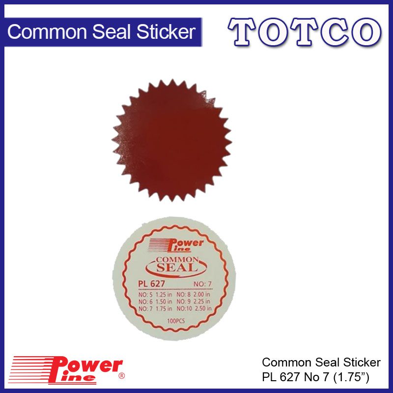 Common Seal Sticker 2" / 2.25" / 2.5"