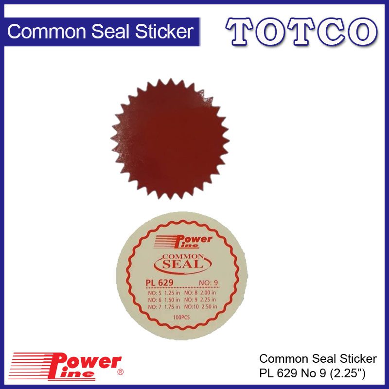 Common Seal Sticker 2" / 2.25" / 2.5"