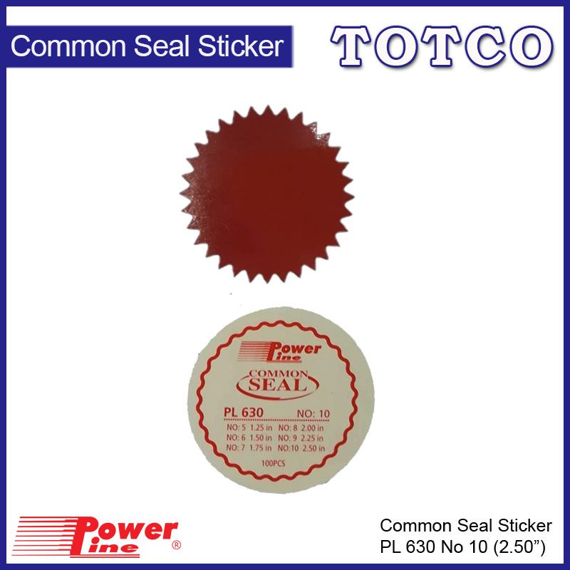 Common Seal Sticker 2" / 2.25" / 2.5"