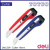 Deli 2041 Cutter Large 18mm with Reserve Blade