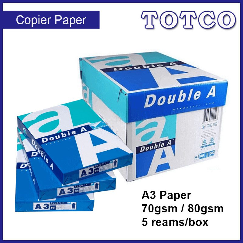Double A A3 Copier Paper (500 sheets per ream)