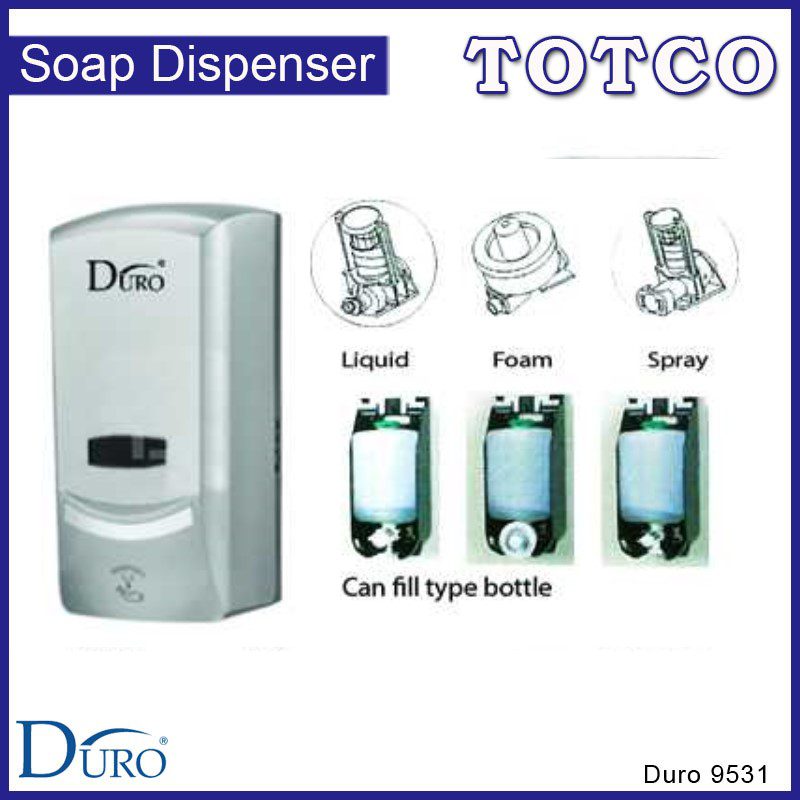 DURO Liquid Soap / Foam / Spray Dispenser 9532 1000ml Automatic