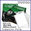 Green3 Computer Form 9.5" X 11" (3Ply 500Fans)