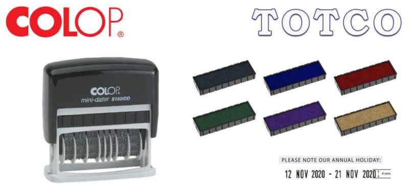 Colop Date Stamp (3.5 x 49mm) S160/DD