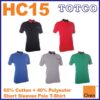 Oren Sport Honey Comb Polo Tee Short Sleeve Adult Cotton Unisex - HC 15