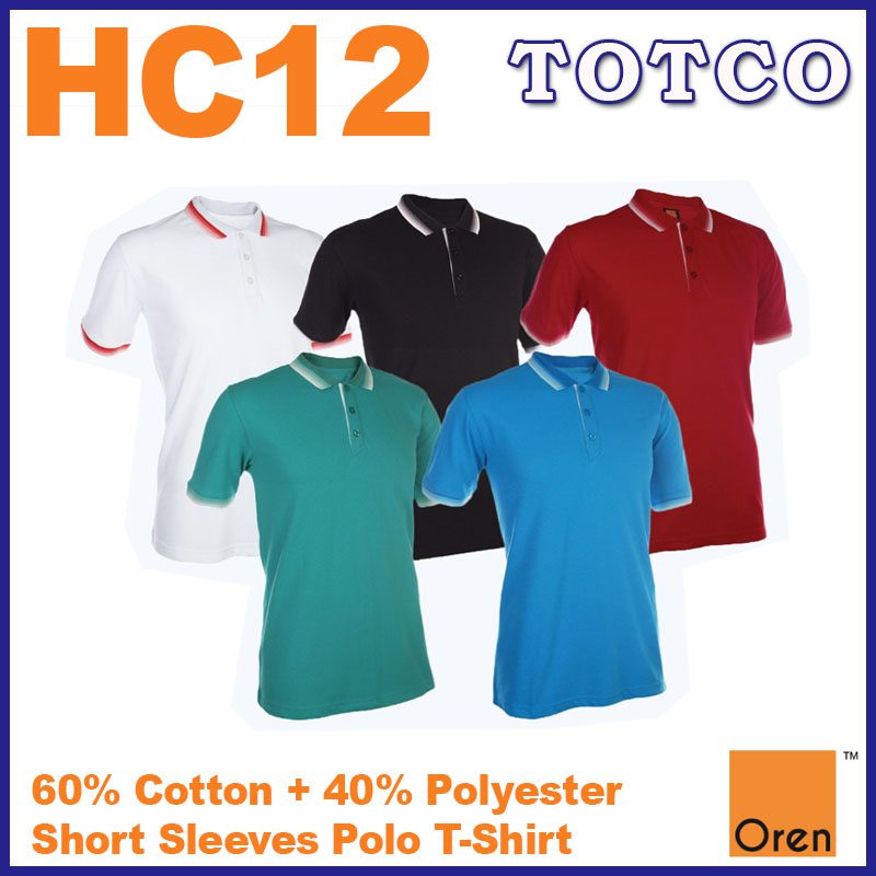 Oren Sport Honey Comb Polo Tee Short Sleeve Adult Cotton Unisex - HC12