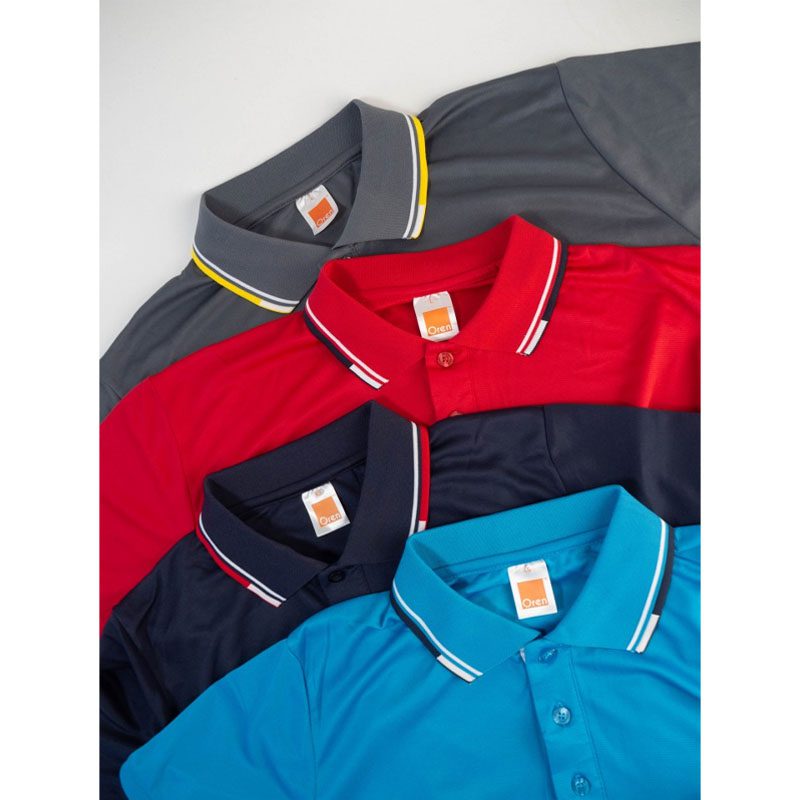 Oren Sport Unisex Collar Dry Fit Microfiber Polo Tee QD60