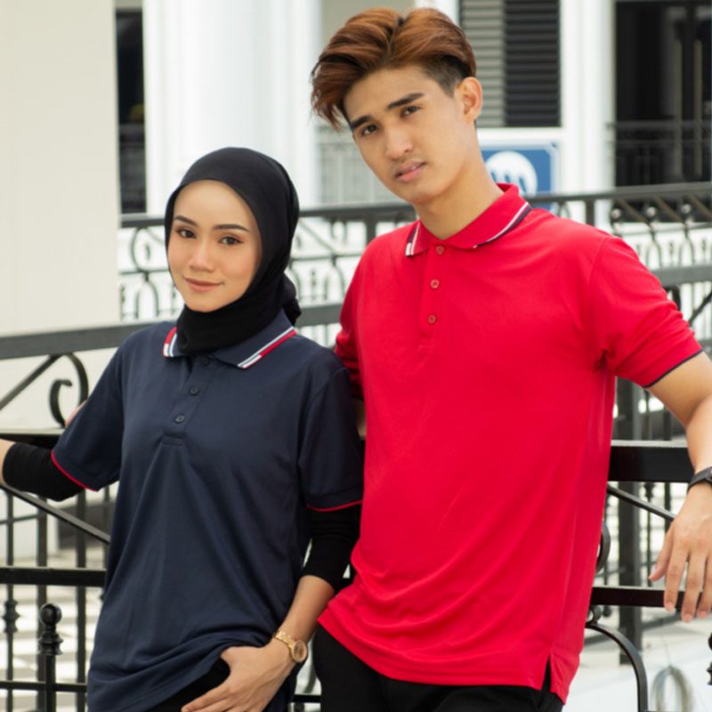 Oren Sport Unisex Collar Dry Fit Microfiber Polo Tee QD60
