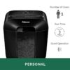 Fellowes Powershred® LX25 Cross Cut Shredder - 6 sheets 11.5 Liters