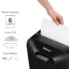 Fellowes Powershred® LX25 Cross Cut Shredder - 6 sheets 11.5 Liters