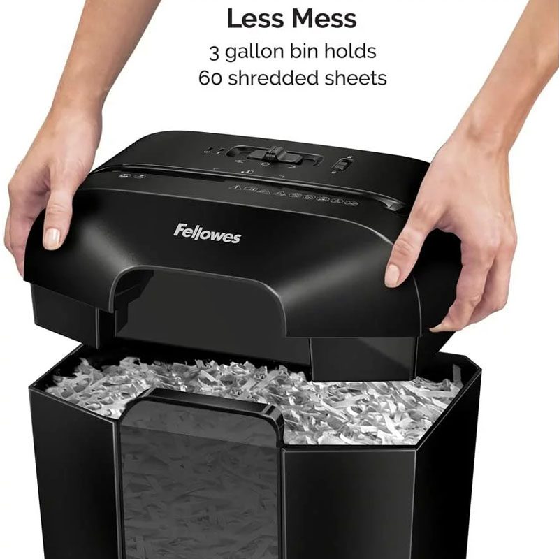 Fellowes Powershred® LX25 Cross Cut Shredder - 6 sheets 11.5 Liters