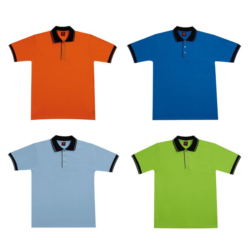 Oren Sport Unisex Collar Single Jersey Polo Tee Shirt Short Sleeve - SJ01