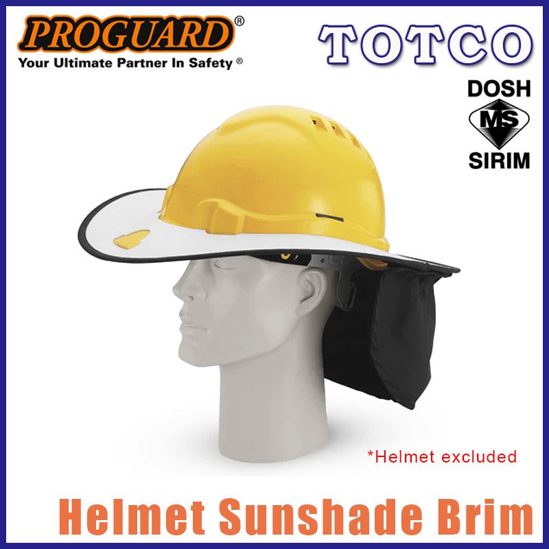 Proguard Safety Helmet Sunshade Brim Accessories Head Safety Cover ABS Shell Helmet