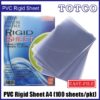 East-File PVC Rigid Sheet A4 0.2mm (100 sheets/pkt)