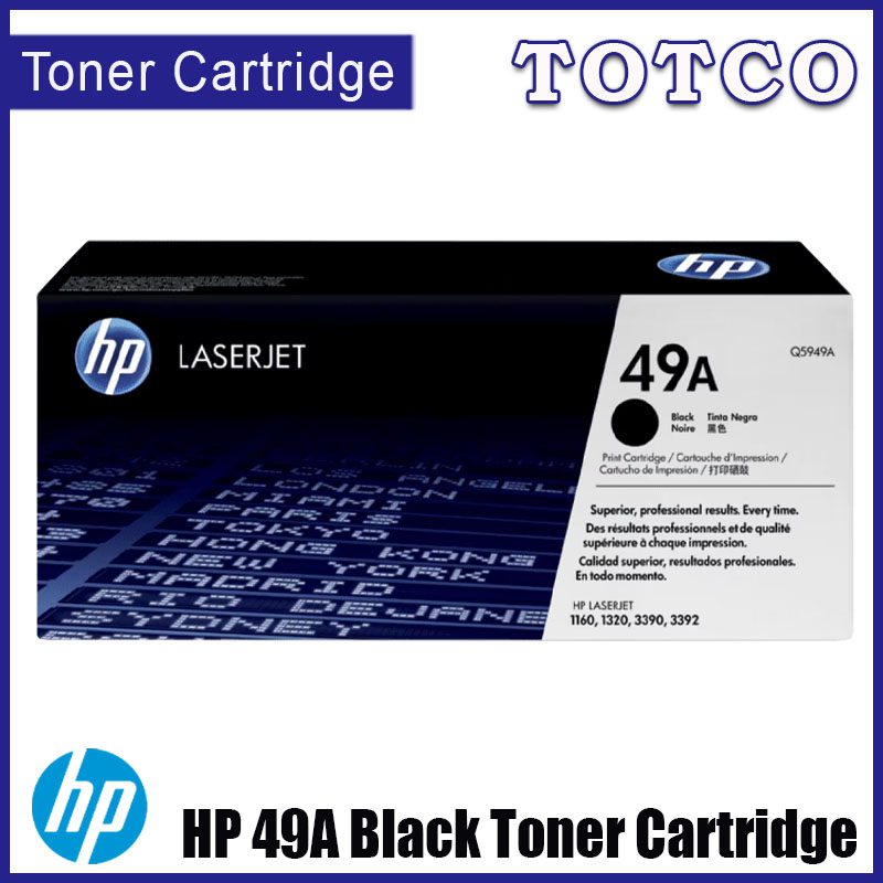 HP 49A Black LaserJet Toner Cartridge (Q5949A)