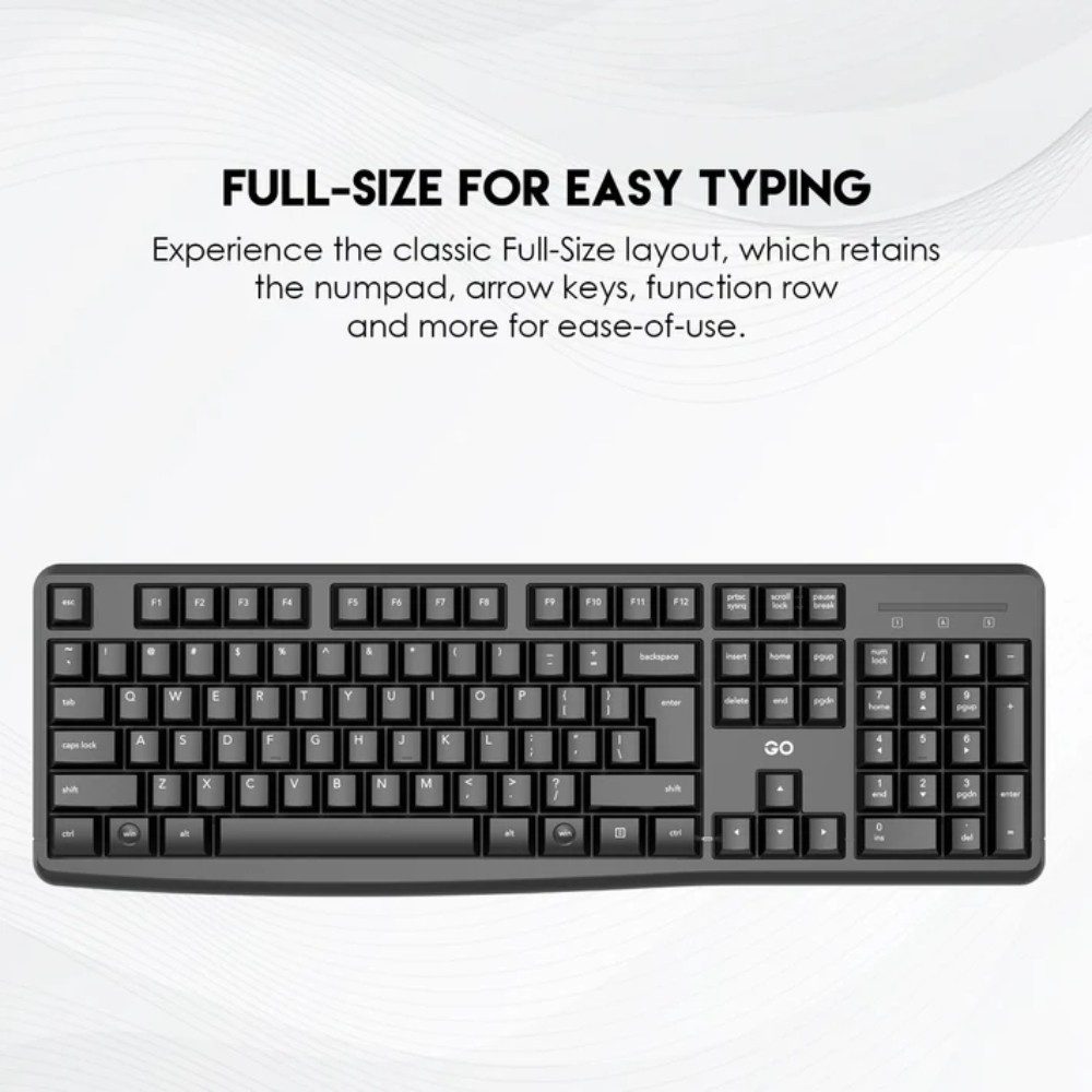 Fantech Office PC Wireless Keyboard and Mouse Combo Computer Set (WK-894)