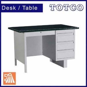 4ft Executive Steel Pedestal Desk (Postformed Steel) - L121