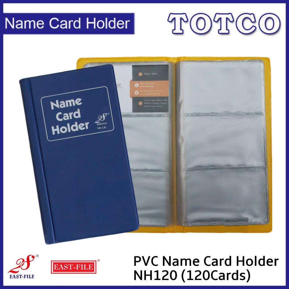 East-File PVC Name Card Holder NH120/NH160/NH240