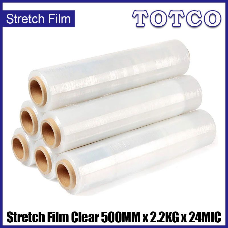 Stretch Film Clear 2.2KG x 24MIC x 500MM