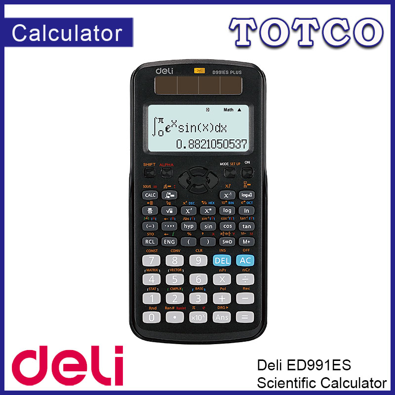 Deli Scientific Calculator 417F- Textbook Display Rubber Buttons | ED991ES