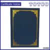 Certificate Holder A4 (2 pages) with Hot Stamping | CH433 - Blue