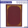 Certificate Holder A4 (2 pages) with Hot Stamping | CH433 - Maroon