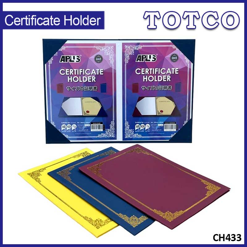 Certificate Holder A4 (2 pages) with Hot Stamping | CH433