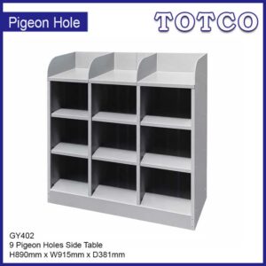 Side Table 9 Pigeon Holes GY402