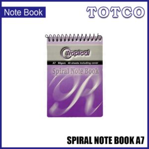 Note Book Spiral A7