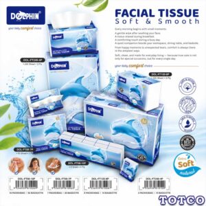 Dolphin Facial Tissue Soft & Strong