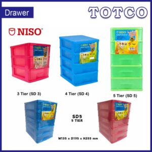 Niso Small Drawer 3 Tier / 4 Tier / 5 Tier